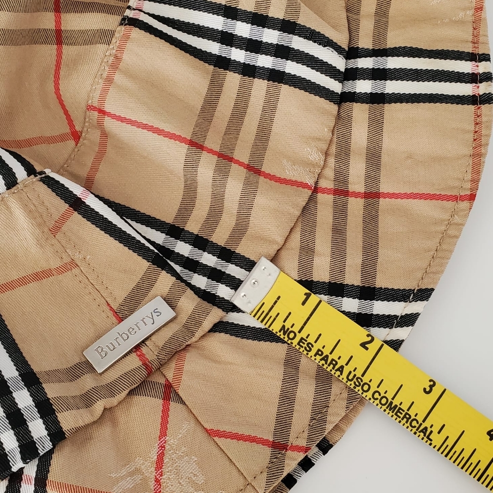 Burberry Nova Check Bucket Hat With Equestrian Prints - Picture 8 of 10